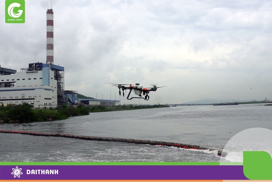 Chiếc drone nông nghiệp G700 trang bị DTALS tham gia bảo vệ môi trường