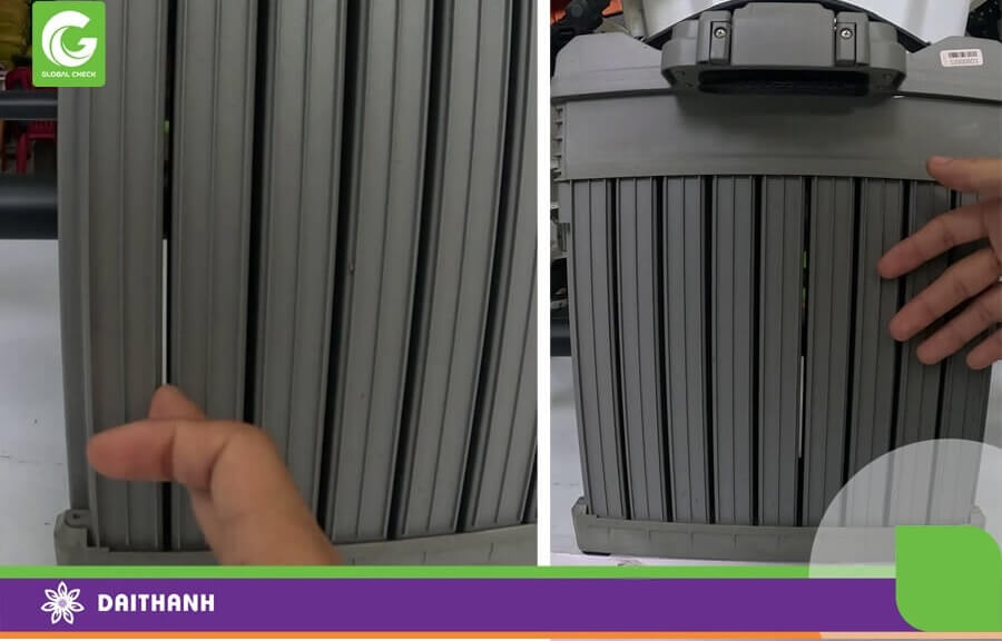 Không chỉ Lithium giúp tăng cường độ dòng điện mà thiết kế thông rãnh của G700 giúp PIN nhanh được làm mát hơn