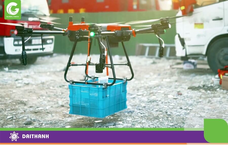Chỉ cần cải tiến nhỏ là chúng ta có ngay một chiếc drone vận chuyển nông sản