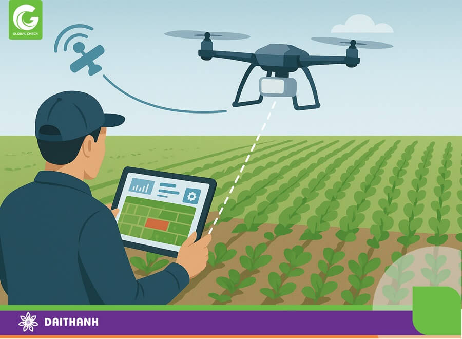 Sử dụng drone giám sát nông nghiệp giúp tiết kiệm lượng lớn thuốc và nước trong canh tác nông nghiệp