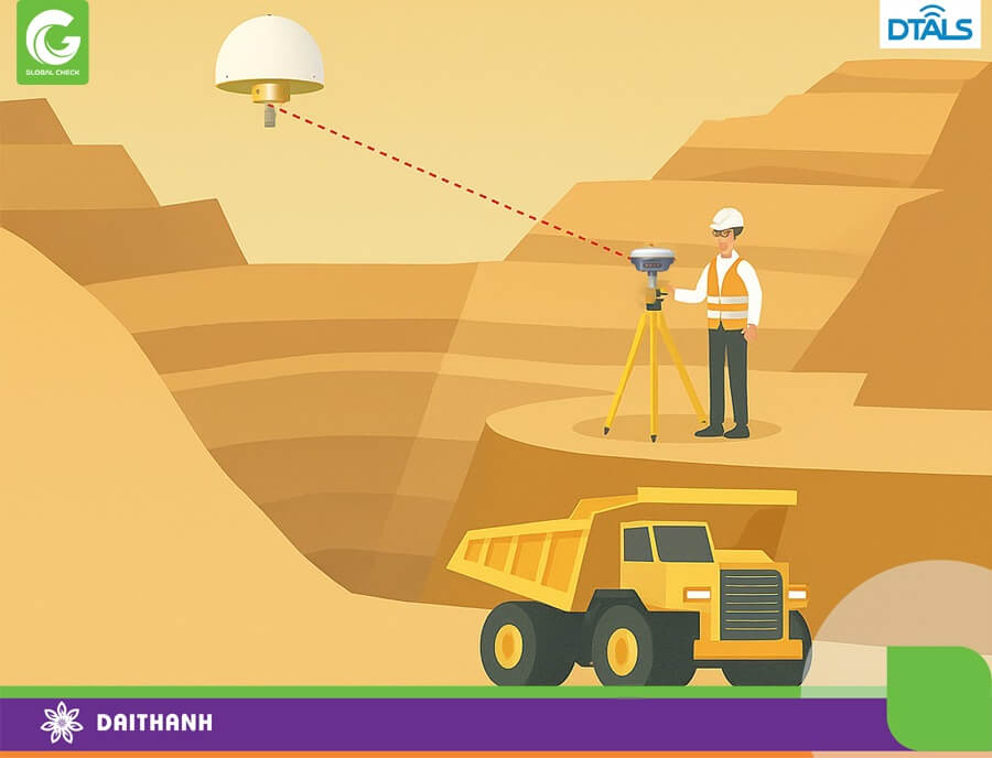 DTALS hỗ trợ lập bản đồ, sự dịch chuyển địa chất và cập nhật tiến độ khai thác mỏ dễ dàng