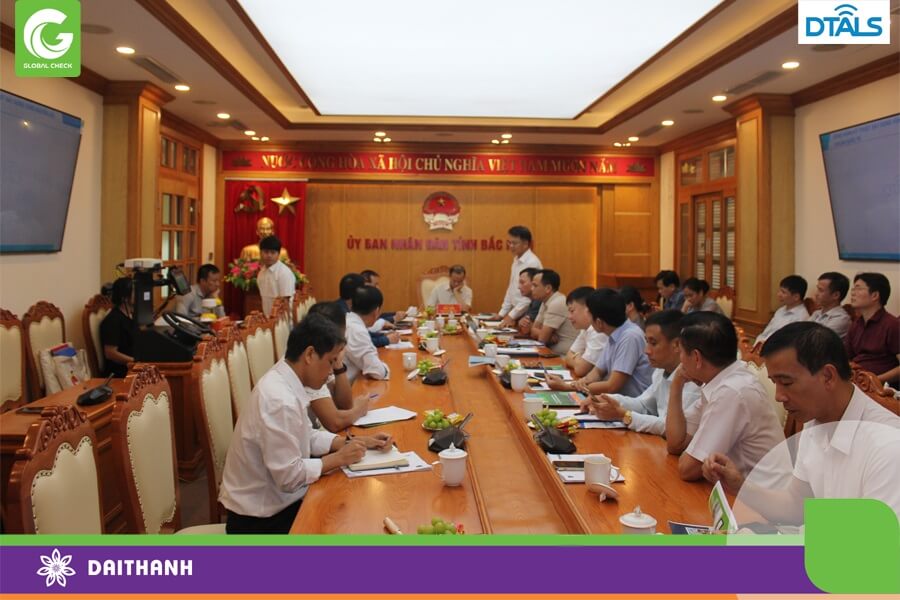 Không gian làm việc giữa lãnh đạo Bắc Ninh và liên minh DTALS
