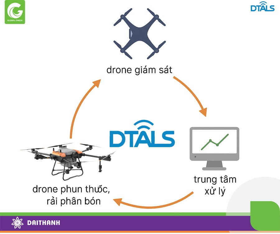 DTALS sẽ là trái tim mô hình giám sát nông nghiệp tự động