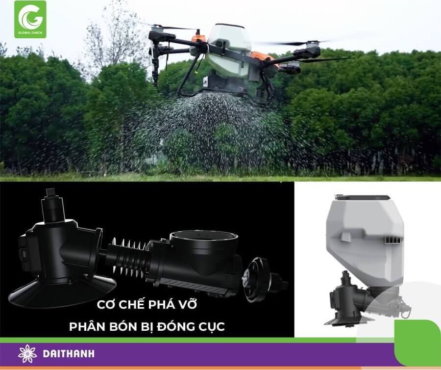 Hệ thống rải phân bón của chiếc máy bay nông nghiệp G700