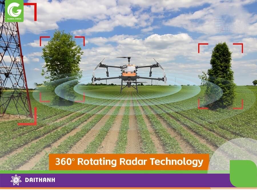 Trang bị công nghệ radar 360 độ mạnh mẽ