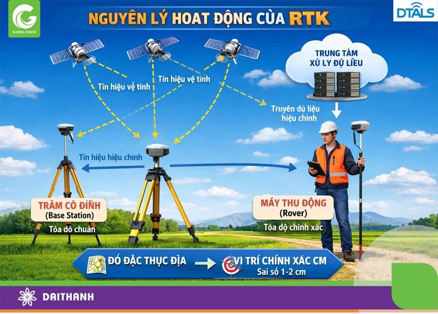 Nguyên lý hoạt động RTK