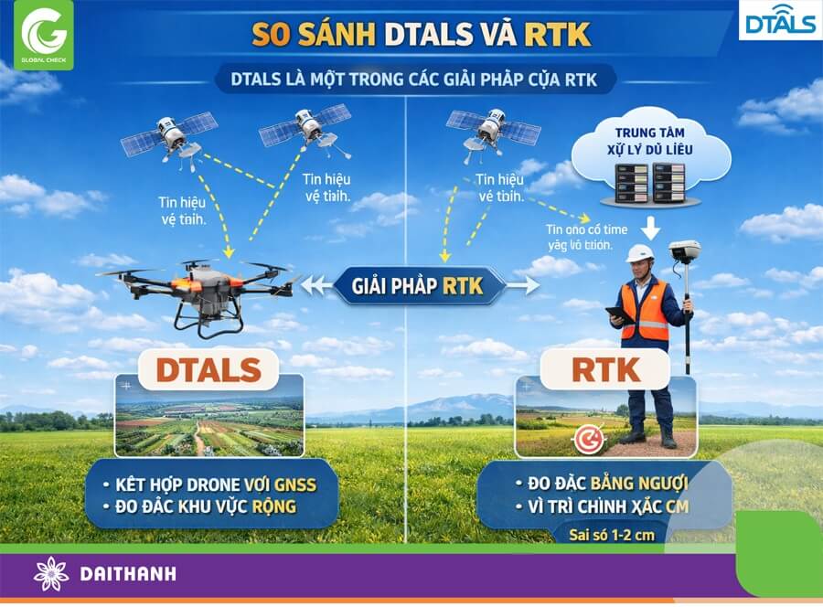 DTALS thực chất là một giải pháp của RTK