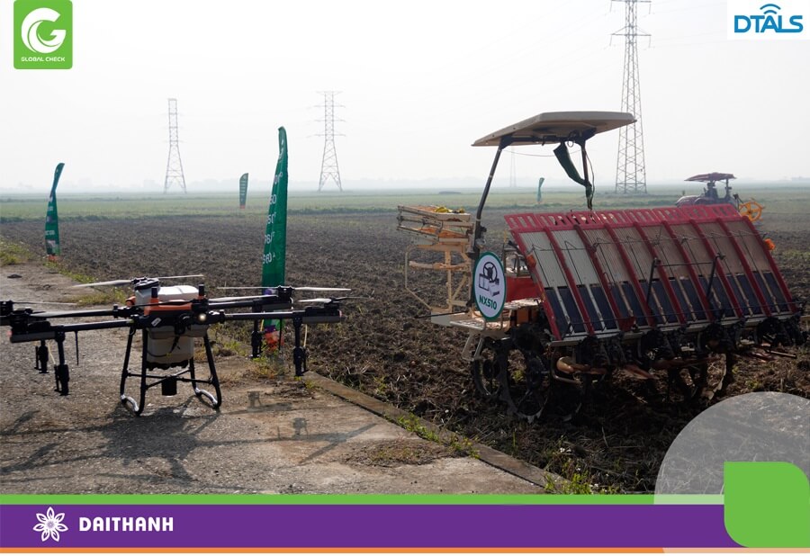 Hệ sinh thái nông nghiệp công nghệ cao GlobalCheck: Drone 540s, NX510, sóng DTALS