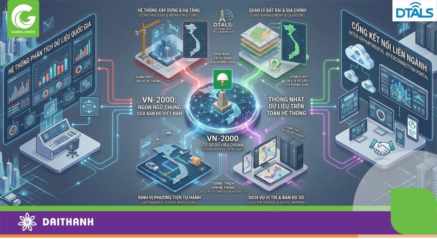Thống nhất tọa độ giúp tôi đa giá trị sử dụng hệ thống định vị chính xác