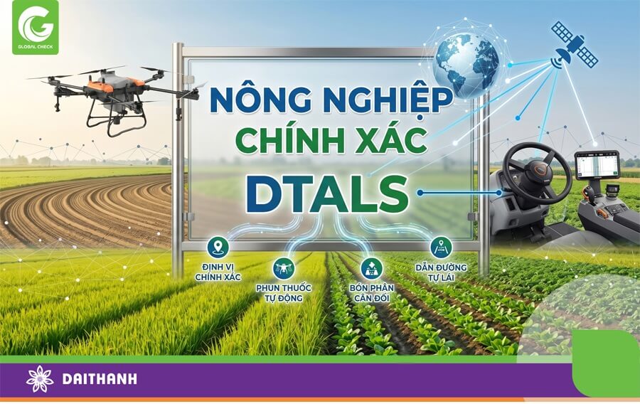 Sóng định vị chính xác trái tim nền nông nghiệp chính xác
